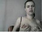 Married milf dilettante strokes her clam on webcams. 